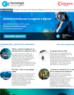 Retos y oportunidades en la transformación digital en 2019. Boletín nº61
