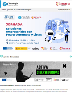 Soluciones empresariales con Listas y Power Automate. Boletín 187