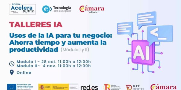 Usos de la IA para tu negocio: Ahorra tiempo y aumenta la productividad. Módulo I