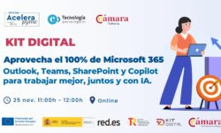 Kit Digital. Aprovecha el 100% de Microsoft 365: Outlook, Teams, SharePoint y Copilot para trabajar mejor, juntos y con IA