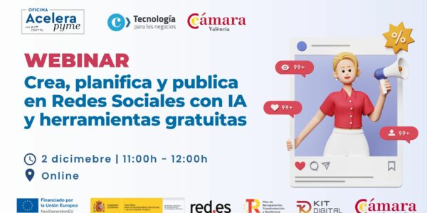 Crea, planifica y publica contenido en Redes Sociales con IA y herramientas gratuitas: RRSS después…