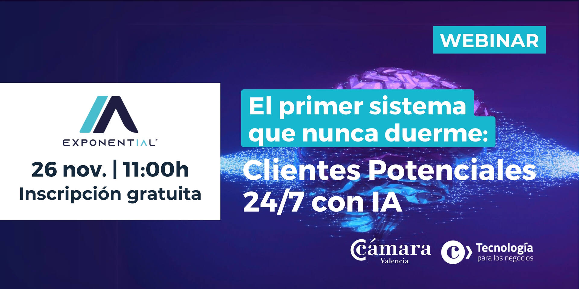 El primer sistema que nunca duerme. Clientes Potenciales 24/7 con IA
