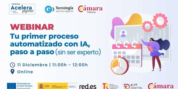 Webinar: Tu primer proceso automatizado con IA, paso a paso (sin ser experto)